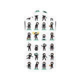 Cute ninja katana sword pattern Men's Padded Vest
