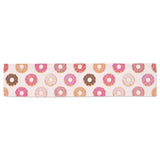 Colorful donut pattern Table Runner