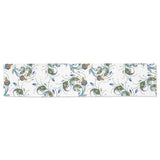 Peacock feather pattern Table Runner