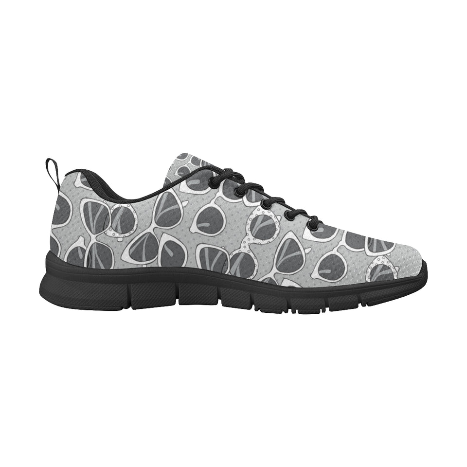 Sun Glasses Pattern Print Design 04 Men's Breathable Sneakers ( Model 055)