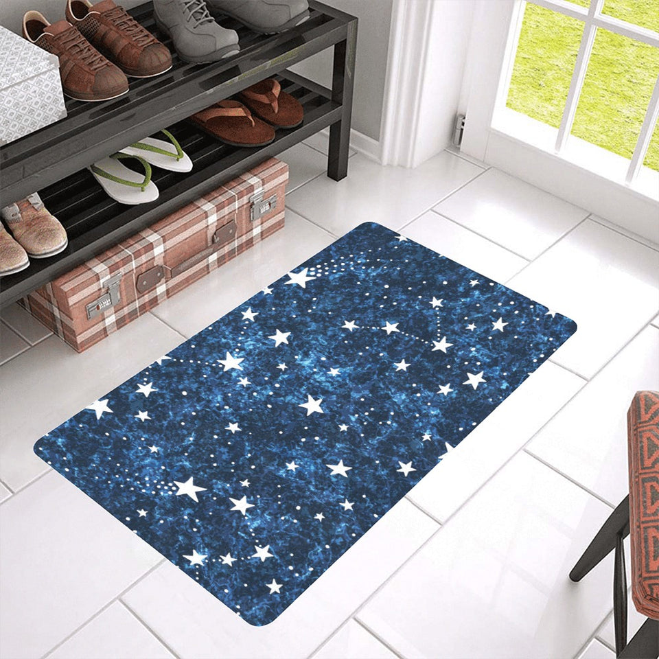 Night sky star pattern Doormat