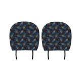 Beautiful peacock feather pattern Car Headrest Cover