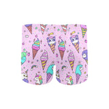 Cute ice cream cone animal pattern Men's Swimming Trunks