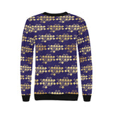 Beautiful japanese fan pattern Women's Crew Neck Sweatshirt