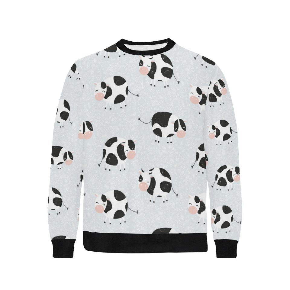 Cute cows pattern Men's Crew Neck Sweatshirt