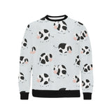Cute cows pattern Men's Crew Neck Sweatshirt