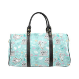 Cute koalas blue background pattern Travel Bag