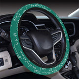 Math Pattern Print Design 01 Car Steering Wheel Cover
