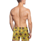Sunflower pattern Men's Swimming Trunks