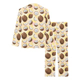 Coconut Pattern Print Design 05 Women's Long Pajama Set