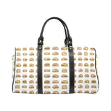 Hamburger Pattern Print Design 02 Travel Bag
