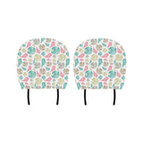 Colorful shell pattern Car Headrest Cover