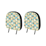 Bee honeycomb pattern Car Headrest Cover
