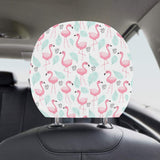 Cute flamingo pattern Car Headrest Cover