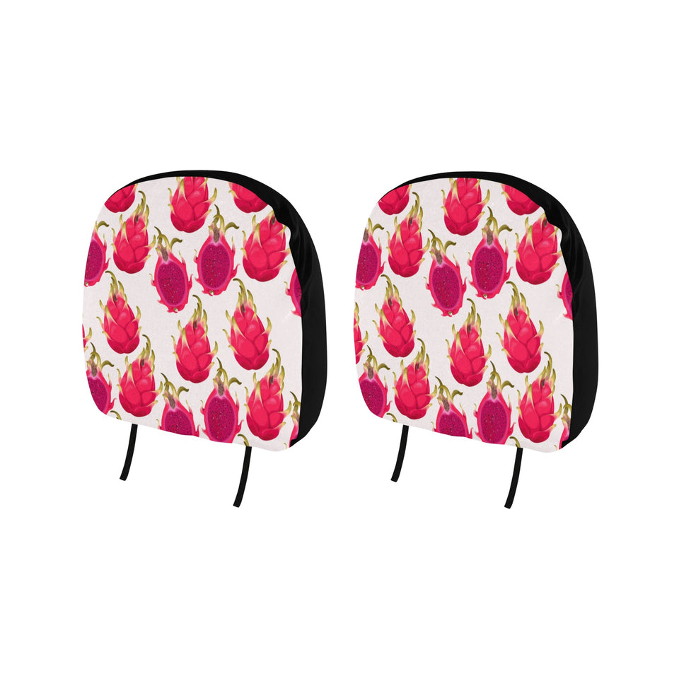 dragon fruits design pattern Car Headrest Cover
