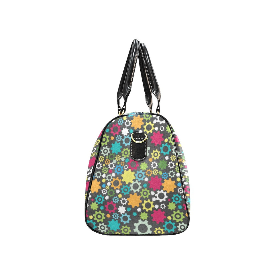 Gear Pattern Print Design 03 Travel Bag