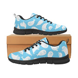 Cute white sea lion seals pattern Women's Sneaker Shoes