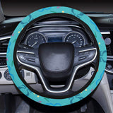Math Pattern Print Design 02 Car Steering Wheel Cover