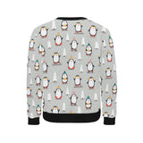 Cute Penguin christmas pattern Men's Crew Neck Sweatshirt