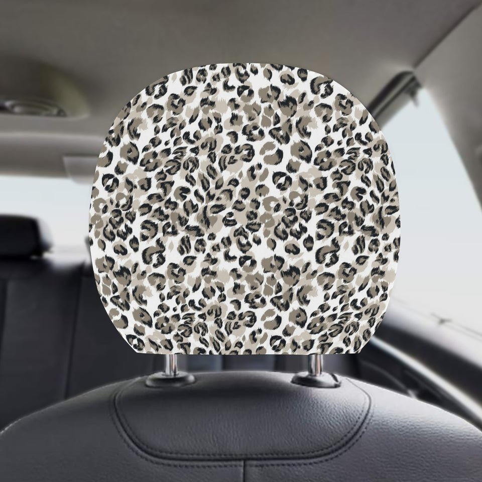 Leopard skin print pattern Car Headrest Cover