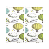 Hot Air Balloon Bird Cloud Pattern Gauze Curtain