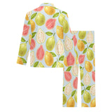 Guava design pattern Men's Long Pajama Set