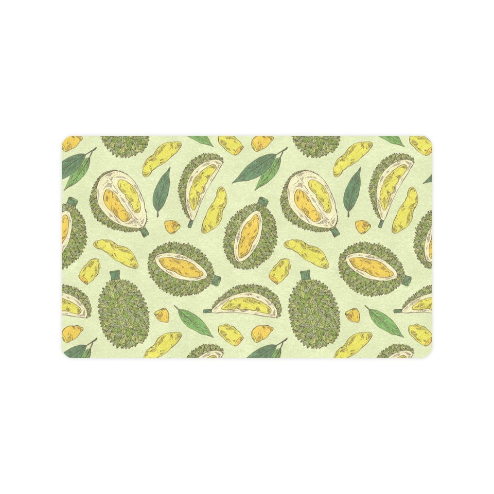 Durian leaves pattern background Doormat