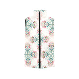 Square floral indian flower pattern Men's Padded Vest