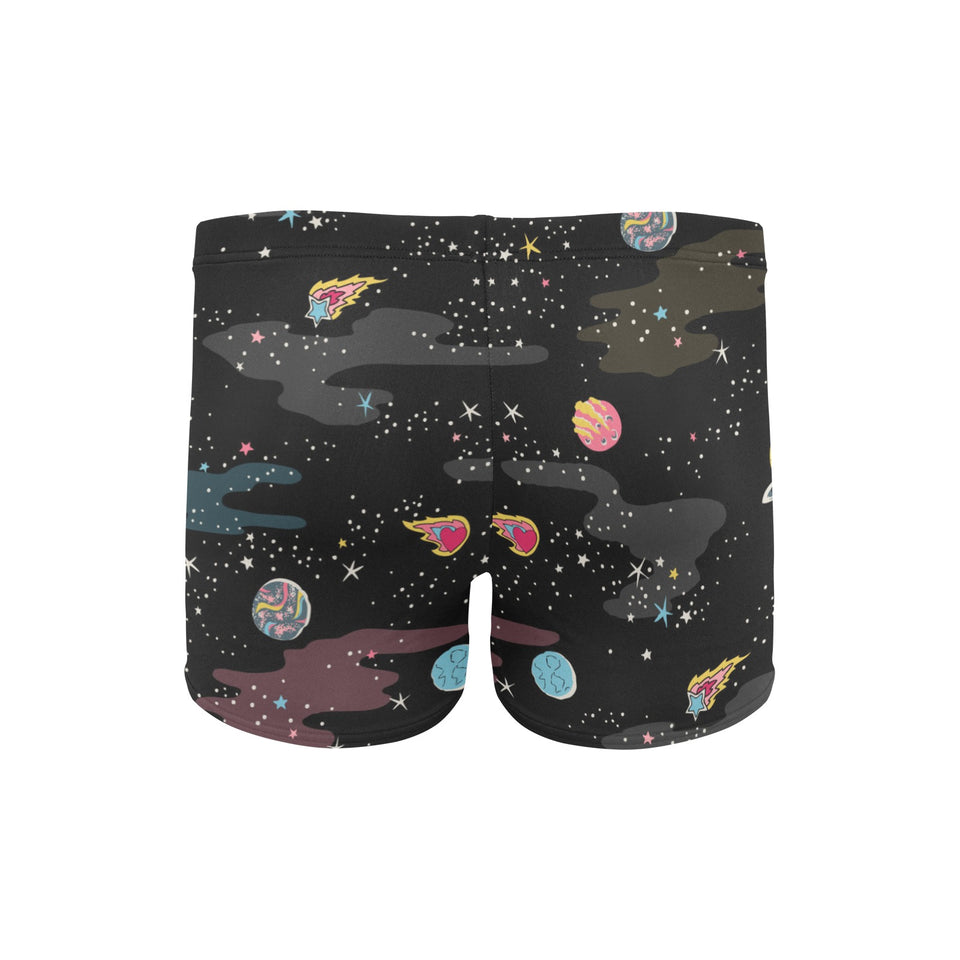 space pattern Men's Swimming Trunks