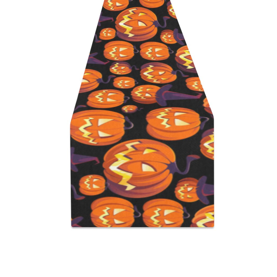 Halloween Pumpkin pattern Table Runner