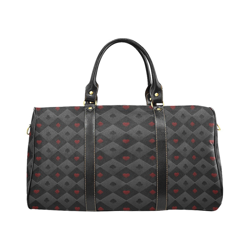 Casino Cards Suits Pattern Print Design 05 Travel Bag