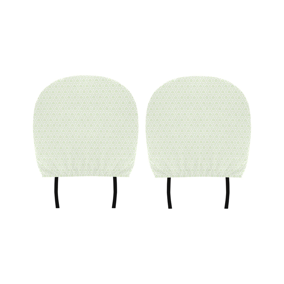 Cucumber pattern background Car Headrest Cover