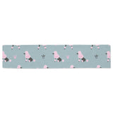 poodle dog pattern Table Runner