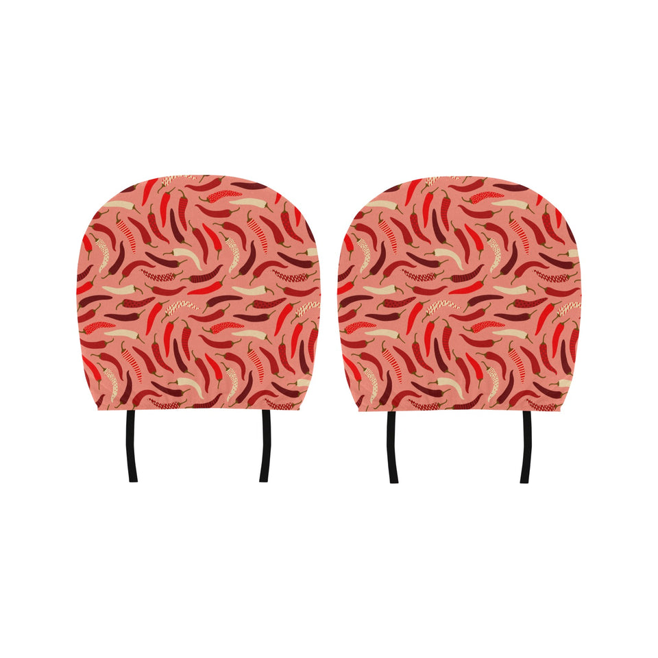 Beautiful Chili peppers pattern Car Headrest Cover