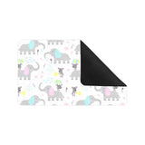 Cute elephant mouse pattern Doormat