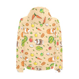 Guinea Pig Pattern Print Design 05 Men's Padded Hooded Jacket