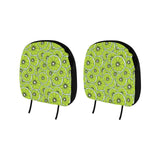 Slices of Lime design pattern Car Headrest Cover
