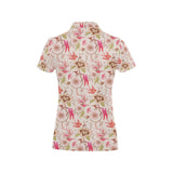 Swallow Pattern Print Design 01 Women's All Over Print Polo Shirt