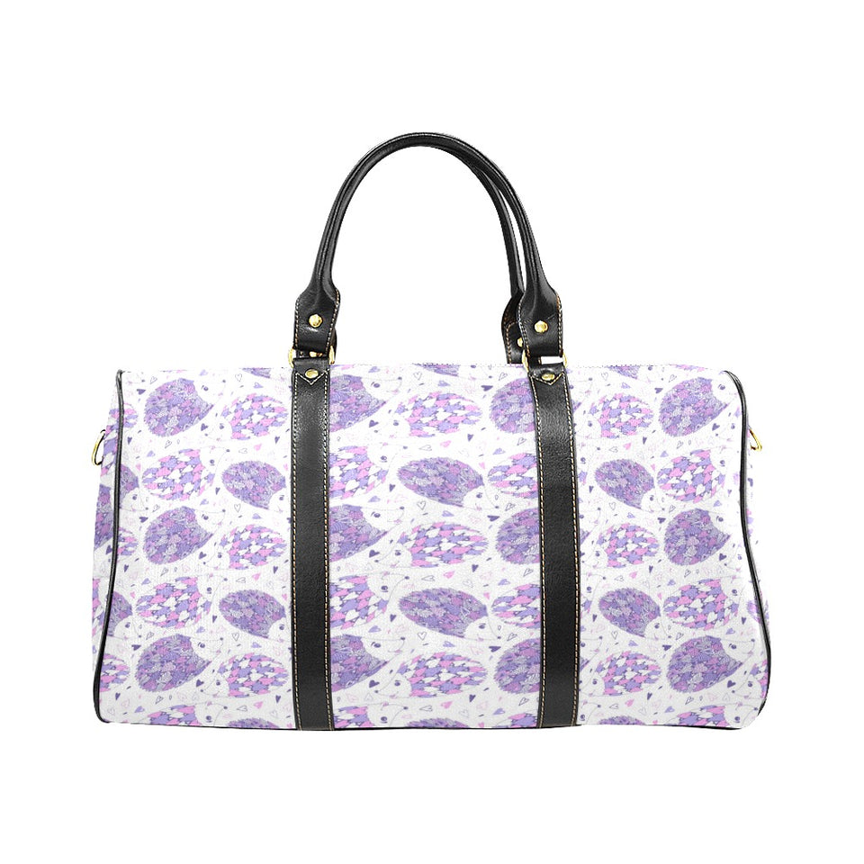 Hedgehog Pattern Print Design 05 Travel Bag