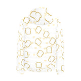 Bread Toast Pattern Print Design 01 Men's Padded Hooded Jacket