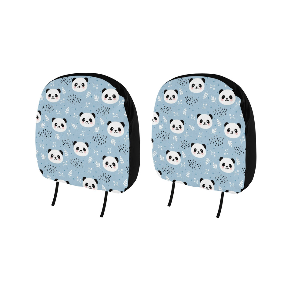 Cute panda pattern Car Headrest Cover