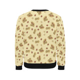 peanuts design pattern Men's Crew Neck Sweatshirt