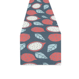 dragon fruits dark blue background Table Runner