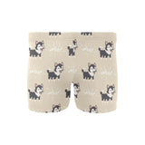 Cute Siberian Husky Men's Swimming Trunks