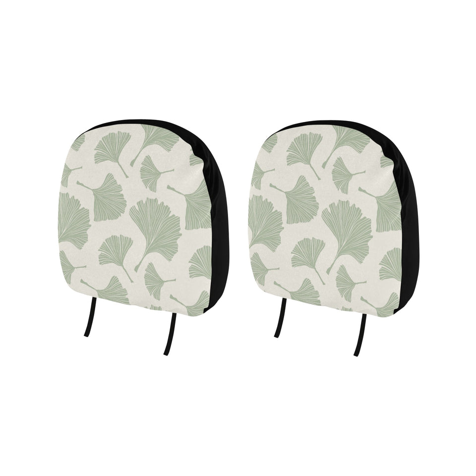 Ginkgo leaves pattern Car Headrest Cover