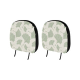 Ginkgo leaves pattern Car Headrest Cover