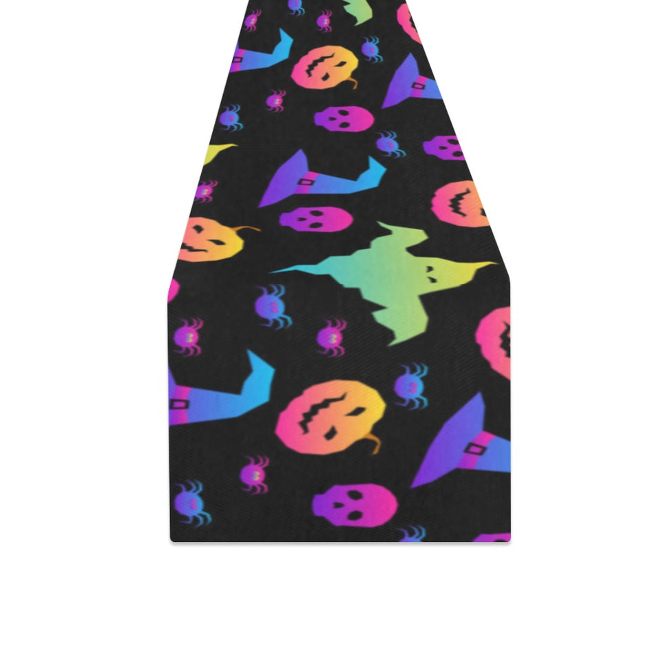 Colorful halloween background Table Runner