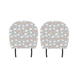 Cute rainbow clound star pattern Car Headrest Cover