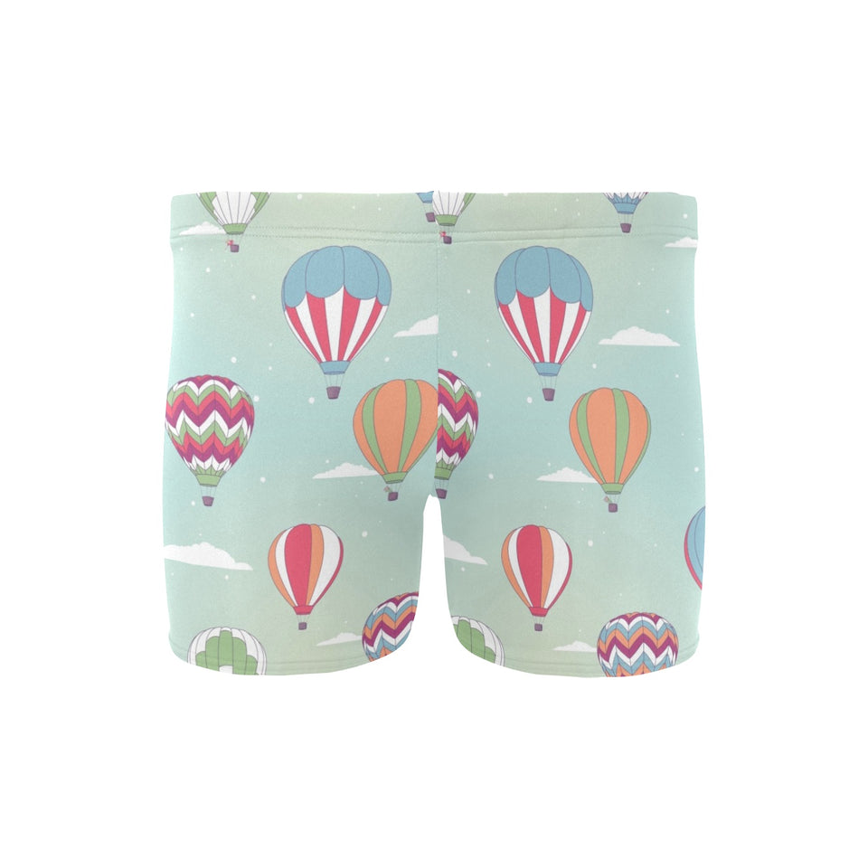 Hot Air Balloon design Pattern Men's Swimming Trunks