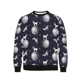 Chihuahua space helmet. astronaut pattern Men's Crew Neck Sweatshirt